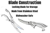 Poultry & Kitchen Shears Use for Chicken, Turkey, & Herbs