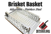 Brisket Basket Adjustable Pan For Cooking Brisket