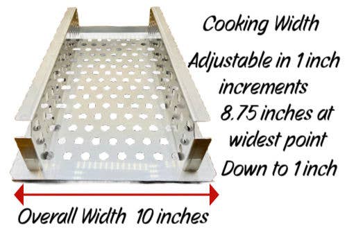 Brisket Basket Adjustable Pan For Cooking Brisket
