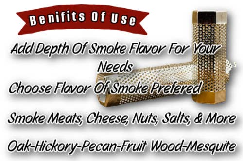 6 inch Smoke Tube Smoke-Grilling Tool for Smoke Flavor