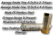 6 inch Smoke Tube Smoke-Grilling Tool for Smoke Flavor