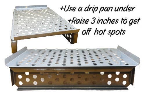 Brisket Basket Adjustable Pan For Cooking Brisket