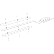 Excalibur 20" Grill Fish & Veggie Spatula